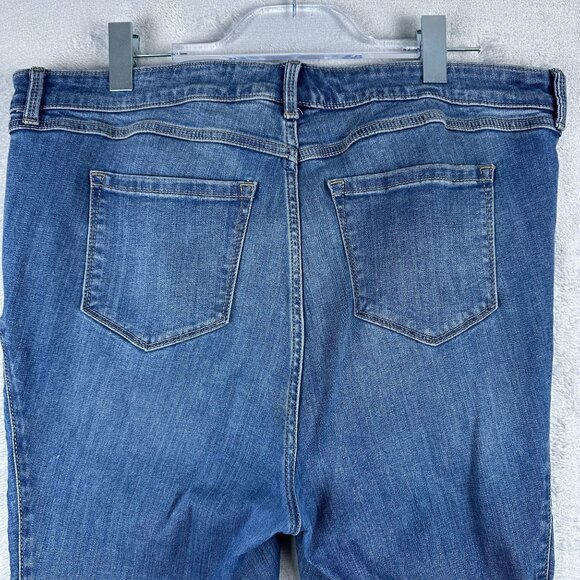 Torrid Women's Super Skinny Jeans Feel The Fit Super Soft Mid Fit Blue Size 16 - Picture 3 of 11